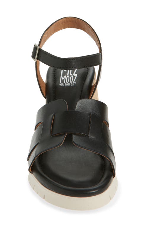 Miz Mooz Mackenzie Wedge Sandal In Black