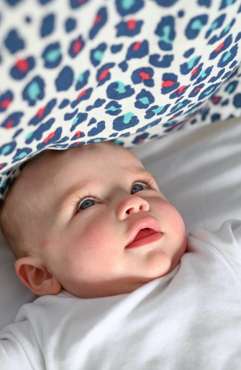 ETTA LOVES 2-Pack Animal Sensory Organic Cotton Muslin Blankets, Alternate, color, Animal Print Mixed