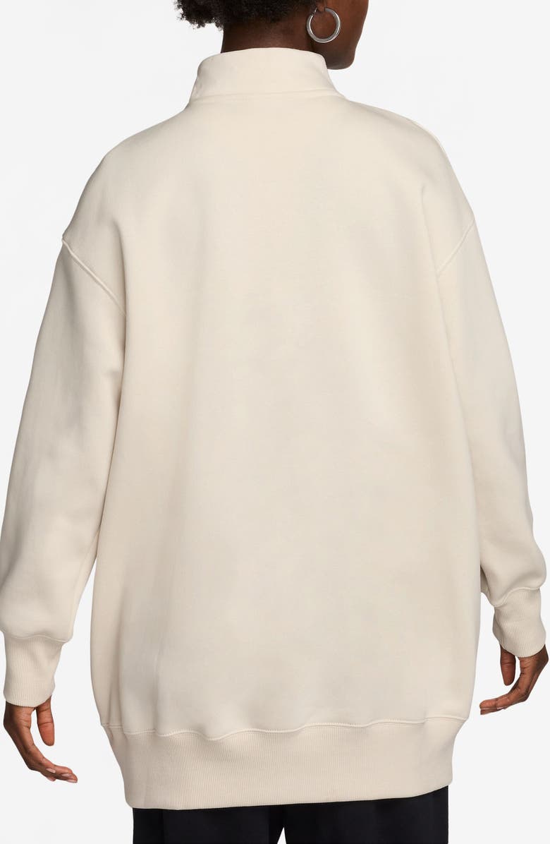 Nike Sportswear Phoenix Fleece Quarter Zip Longline Sweatshirt, Alternate, color,