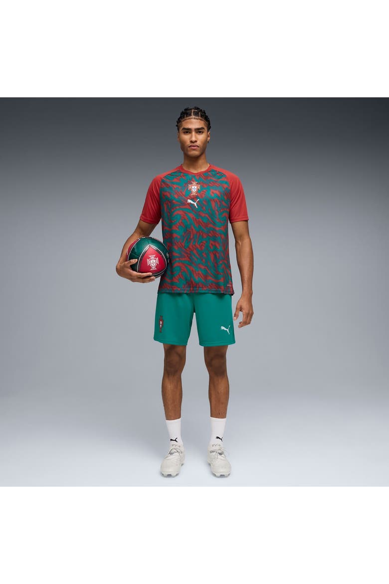 Men's Puma Red Portugal National Team Pre-Match Jersey, Alternate, color, Red