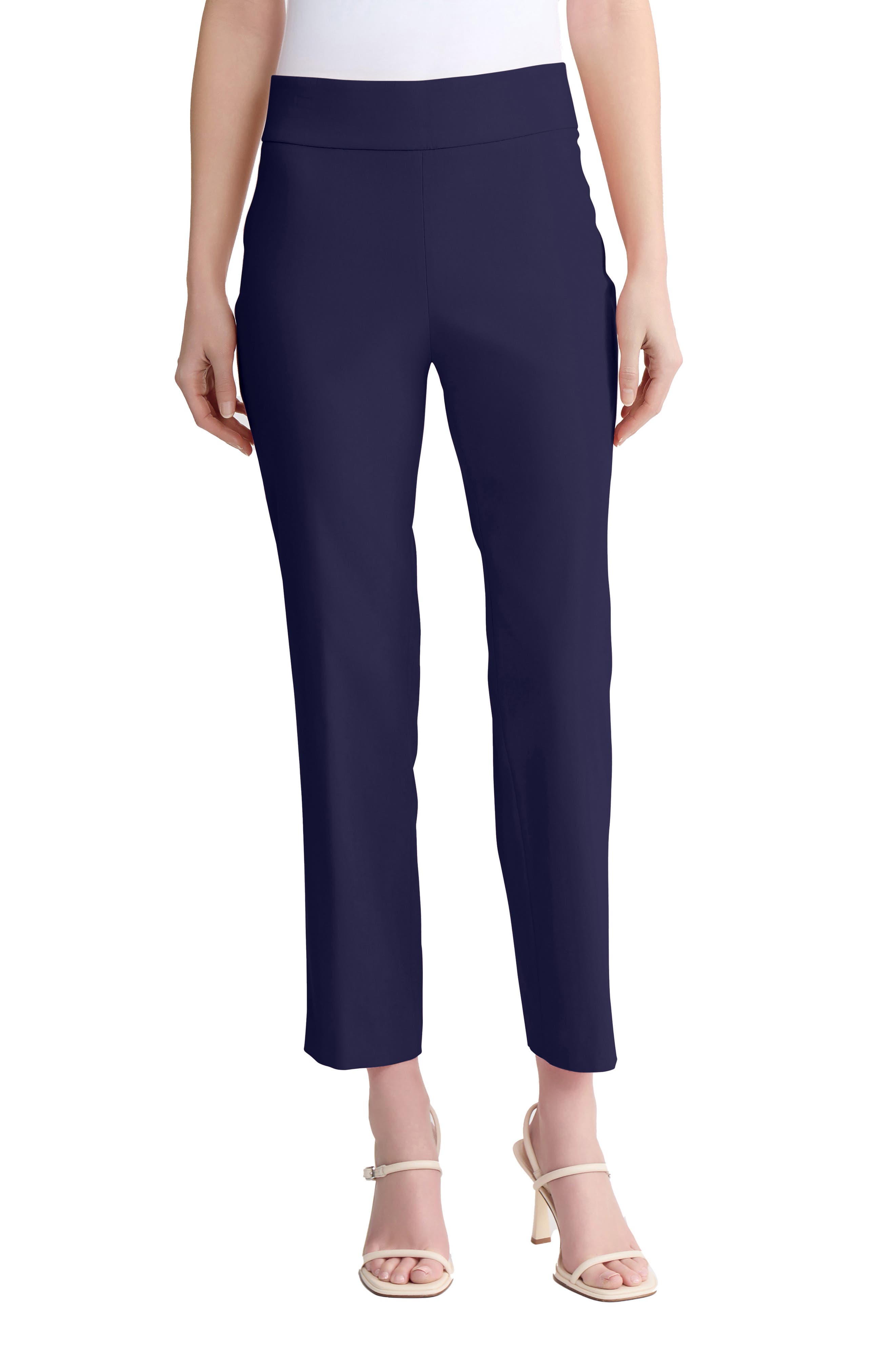 Pull-On Straight Leg Pants