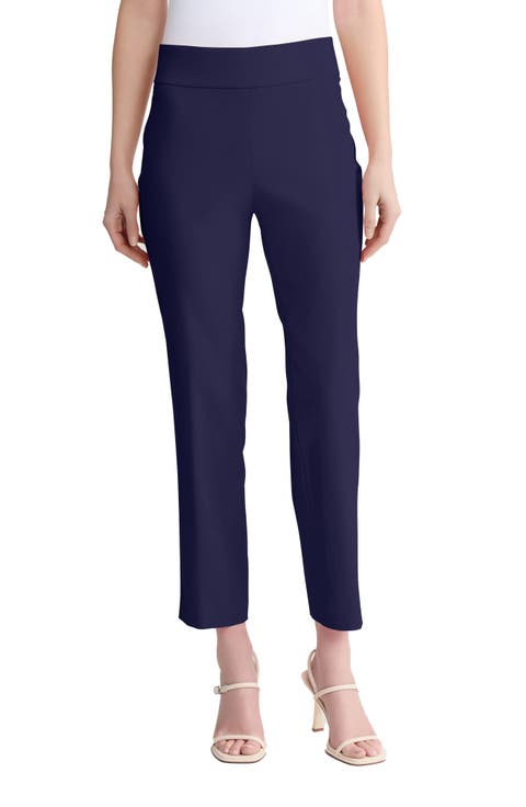 Pull-On Straight Leg Pants