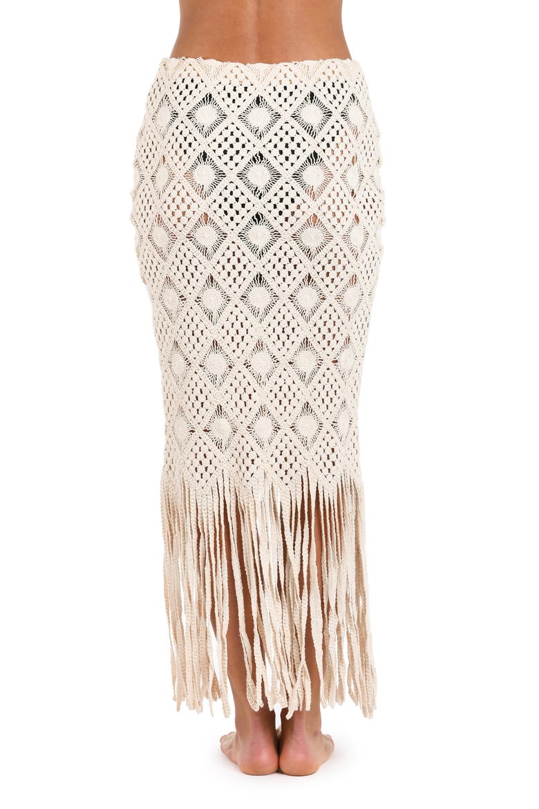 Marjorie Diamond Crochet Cover-Up Skirt, Alternate, color, NATURAL