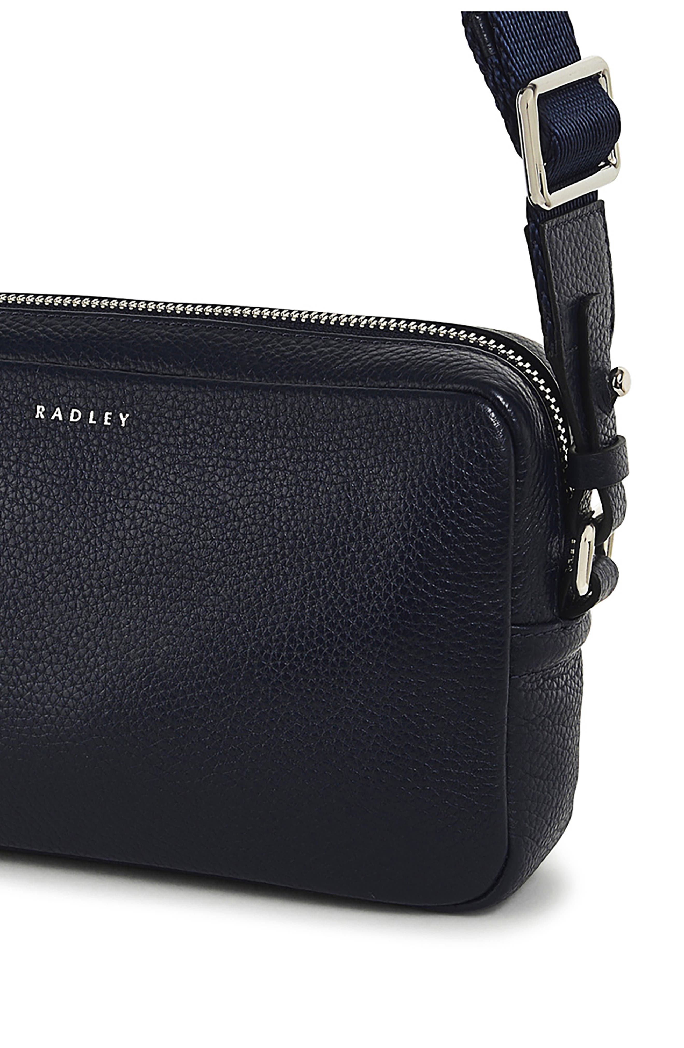 Radley Tavistock Mini Zip Around Crossbody Bag, Alternate, color, Ink