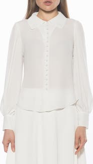 Alexia Admor Rah Covered Button-Down Top