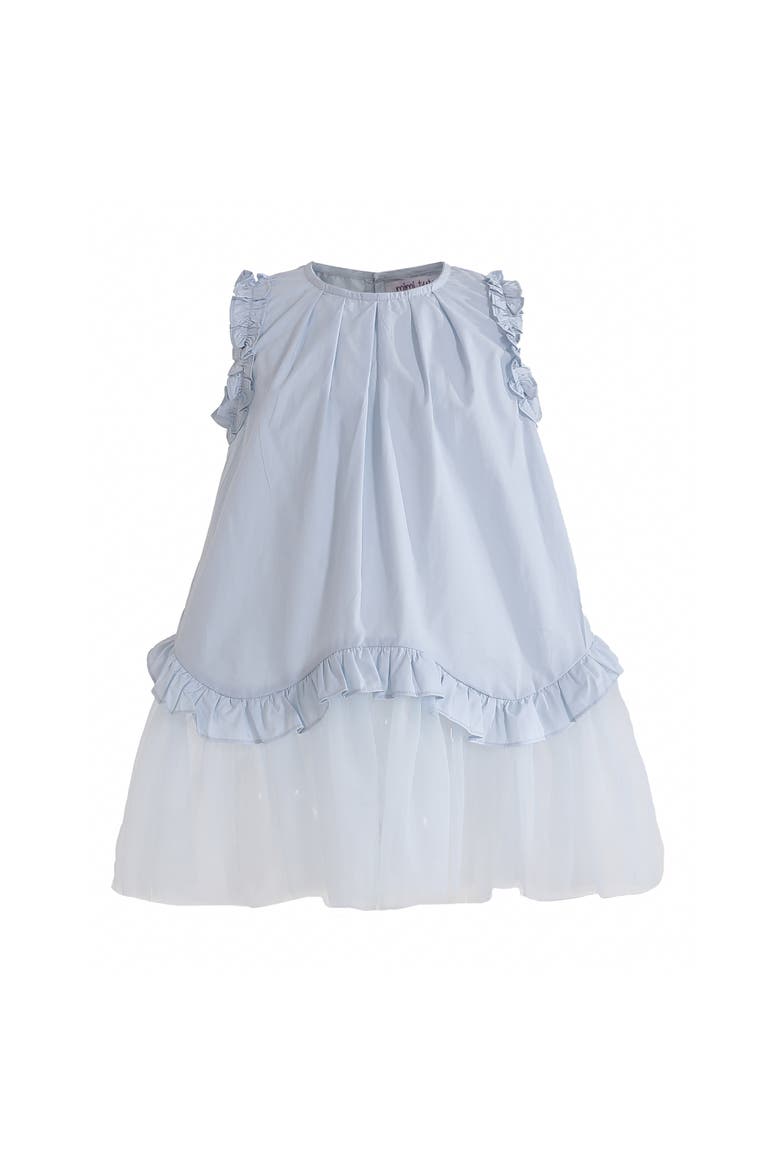 Lumielle Ruffle Dress, Main, color, Blue