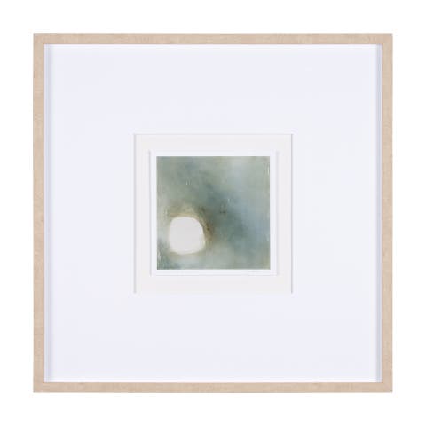 Solitude by Ira Havuka a Hand Embellished Textured Framed Art Print Matted under Glass