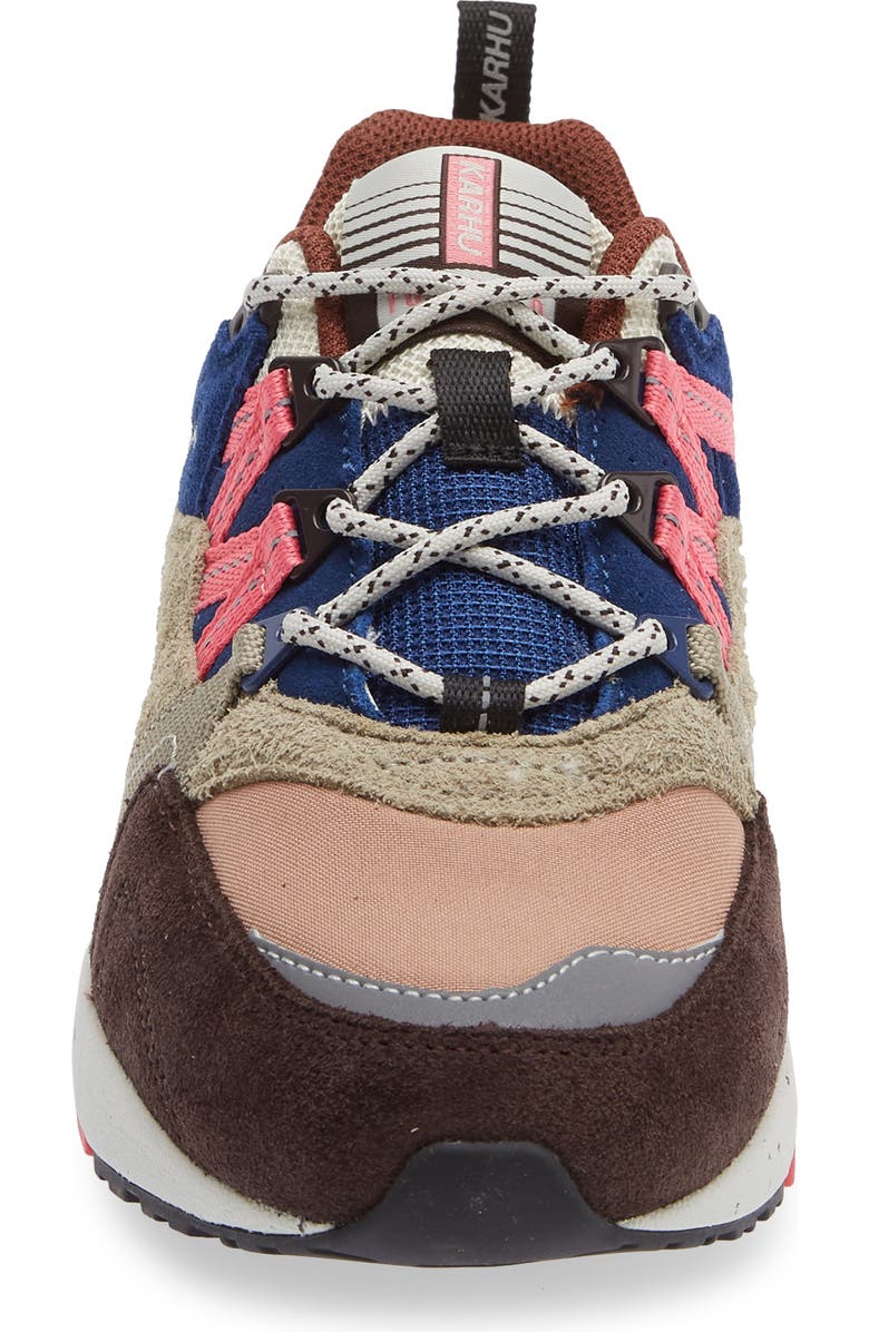 Karhu Gender Inclusive Fusion 2.0 Sneaker, Alternate, color, Mole / Pink Lemonade