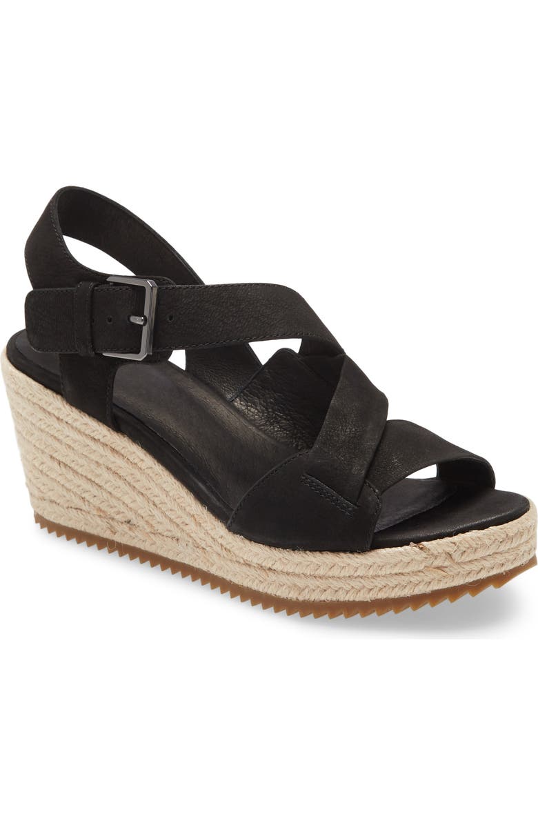 Eileen Fisher Beckon Wedge Sandal, Main, color,