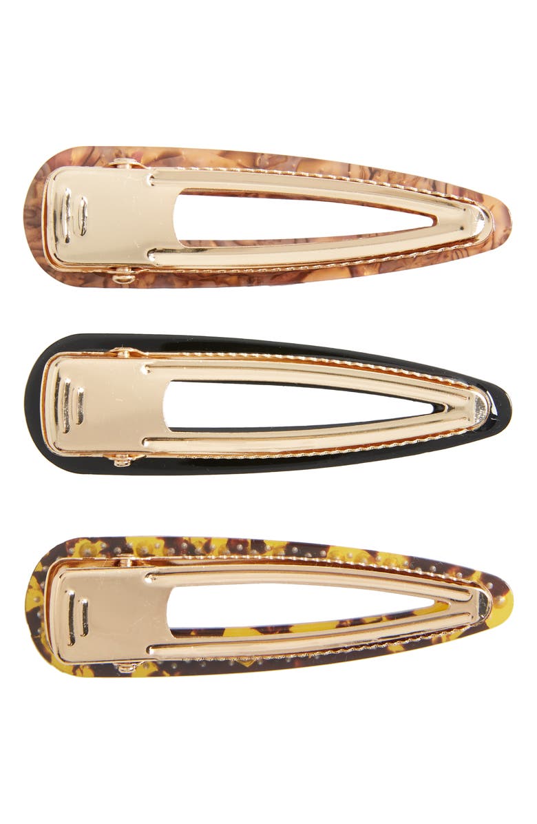 Tasha 3-Pack Assorted Crystal Hair Clips, Alternate, color,