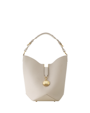 Lanvin Catch By Lanvin Medium Bucket Bag In Grained Leather