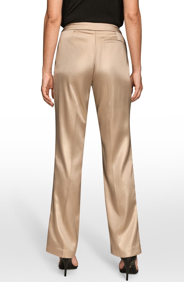 Donna Karan New York Straight Leg Satin Pants, Alternate, color,