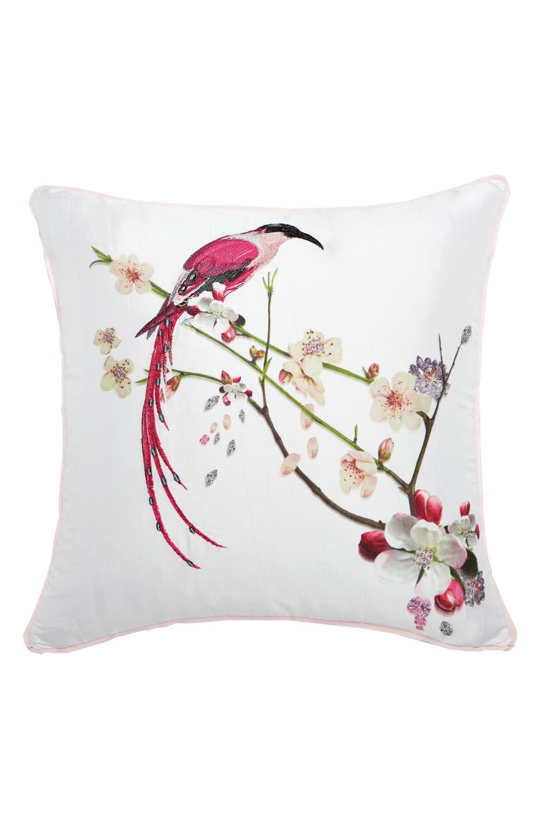 Ted Baker London Bird Print Pillow, Main, color,
