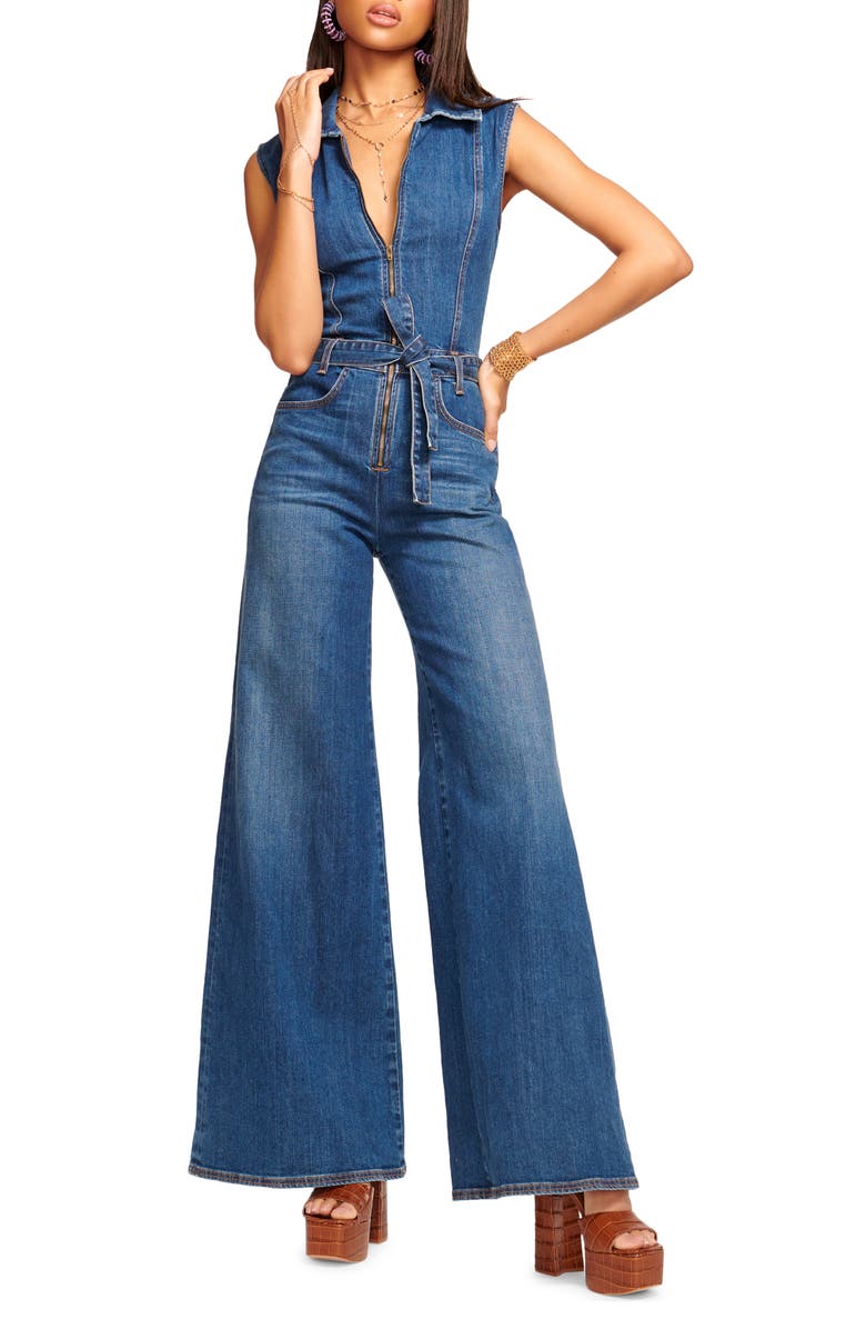 Ramy Brook Jemma Denim Jumpsuit, Main, color, 