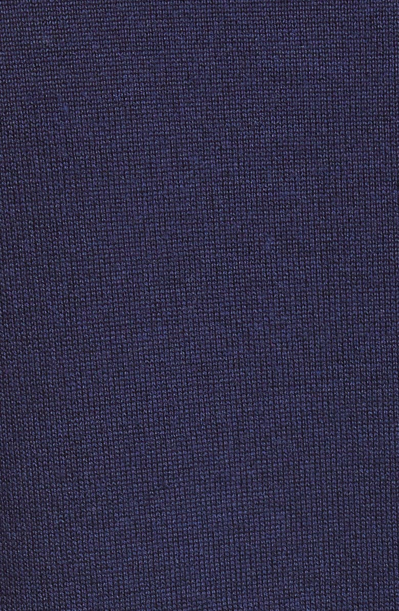 Herno Quilted Down Front Wool & Silk Cardigan, Alternate, color, 