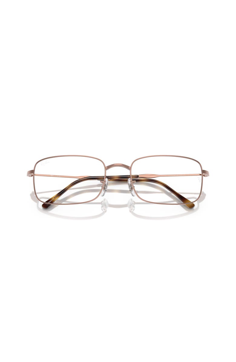 Ray-Ban 54mm Irregular optical glasses, Alternate, color, Copper