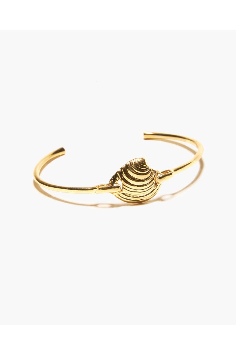La Plage Cuff, Main, color, Brass