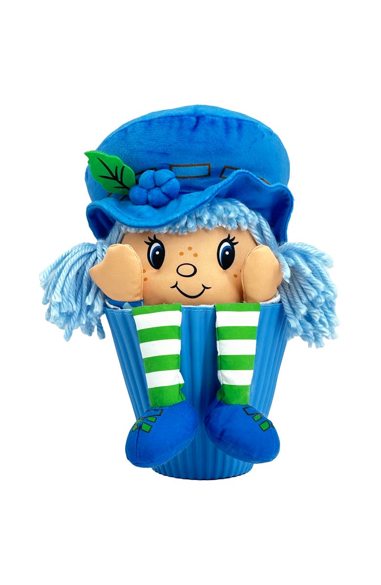 Strawberry Shortcake Pop n Flip 15 Inch Blueberry Muffin Plush Doll, Alternate, color, Blue