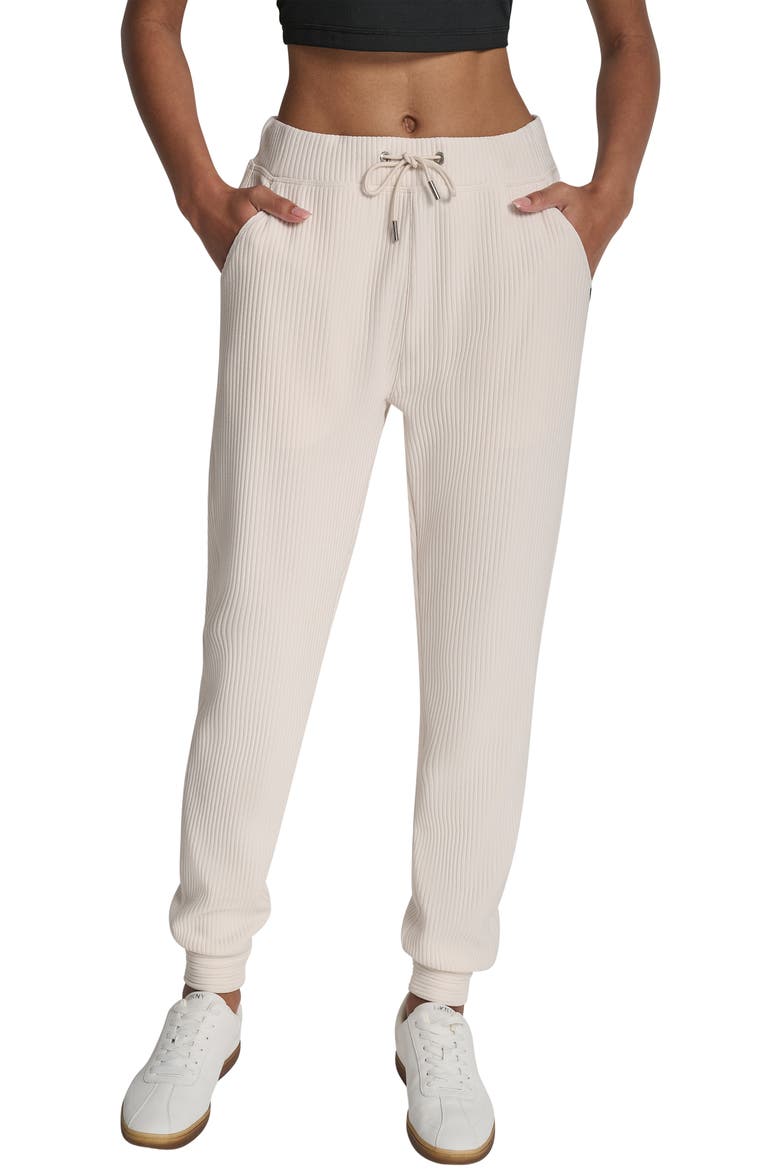 High Waist Joggers, Main, color, SAND