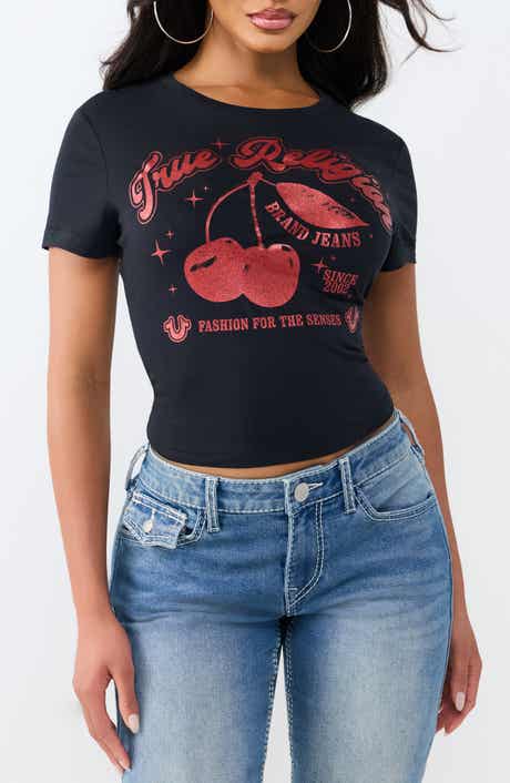 True Religion Cherry Baby Tee
