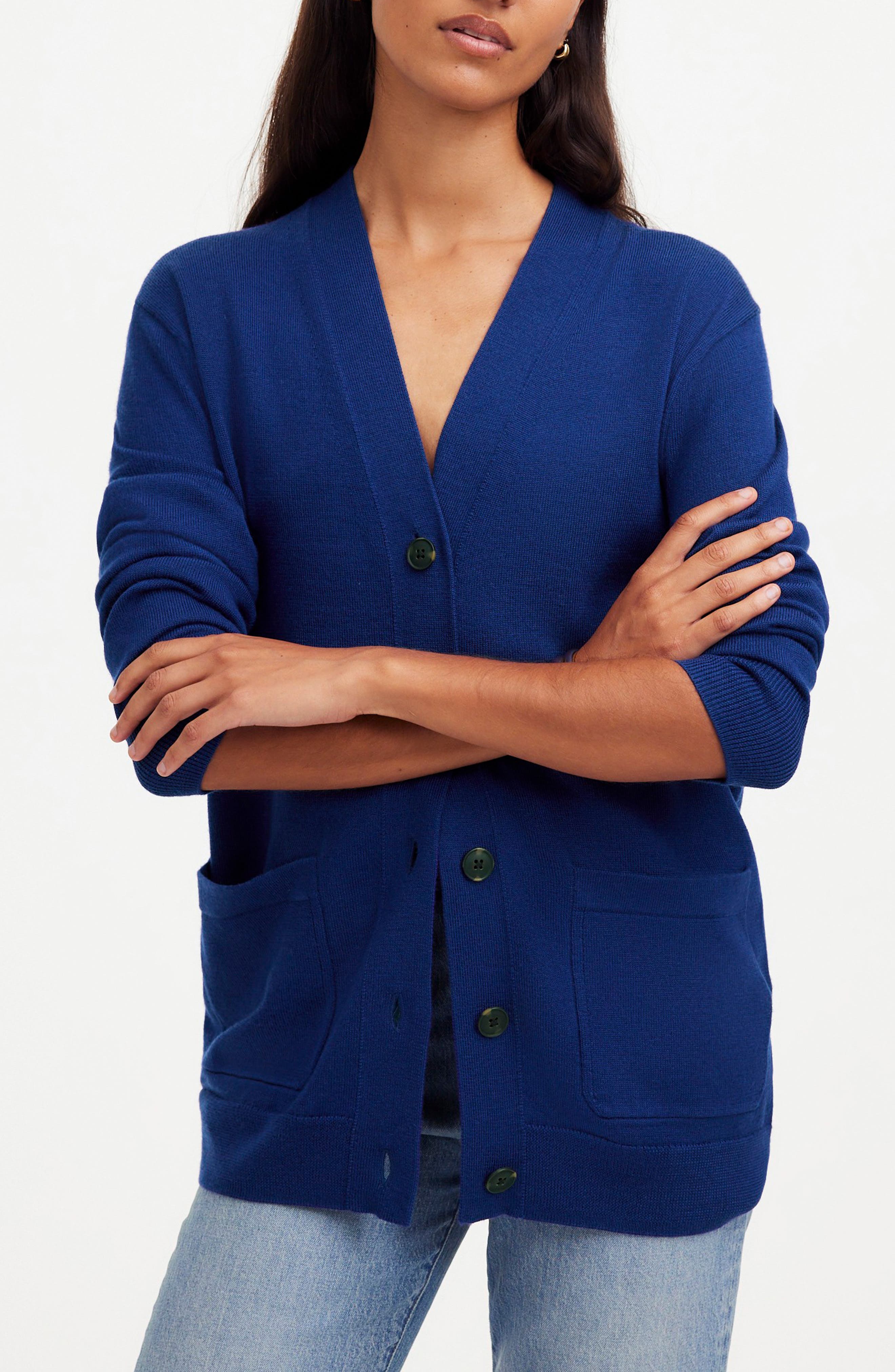 Madewell Merino Wool Boyfriend Cardigan