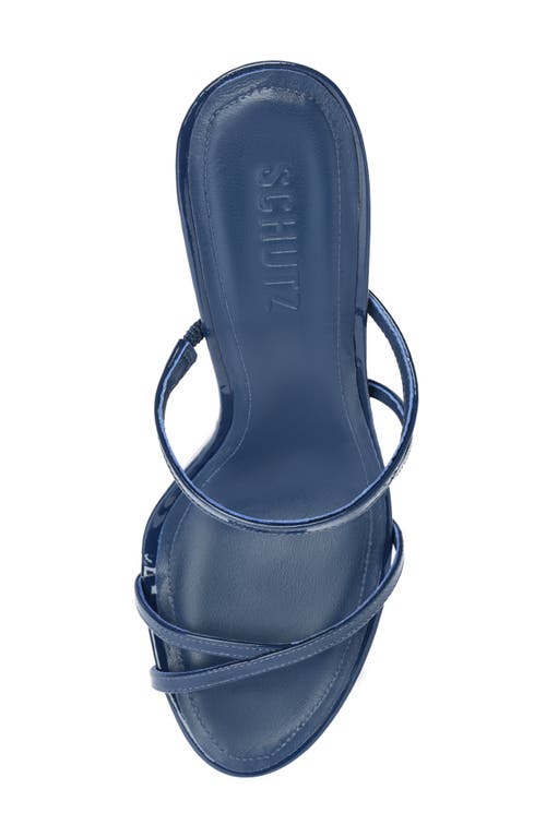 Schutz Diana Slide Sandal In Infinite Blue