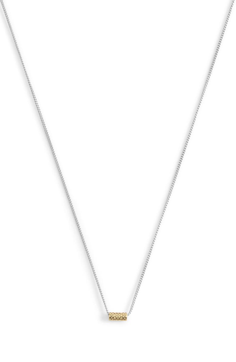 COACH Logo Bead Chain Necklace, Main, color, 