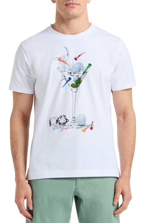 On the Green Cotton Graphic T-Shirt