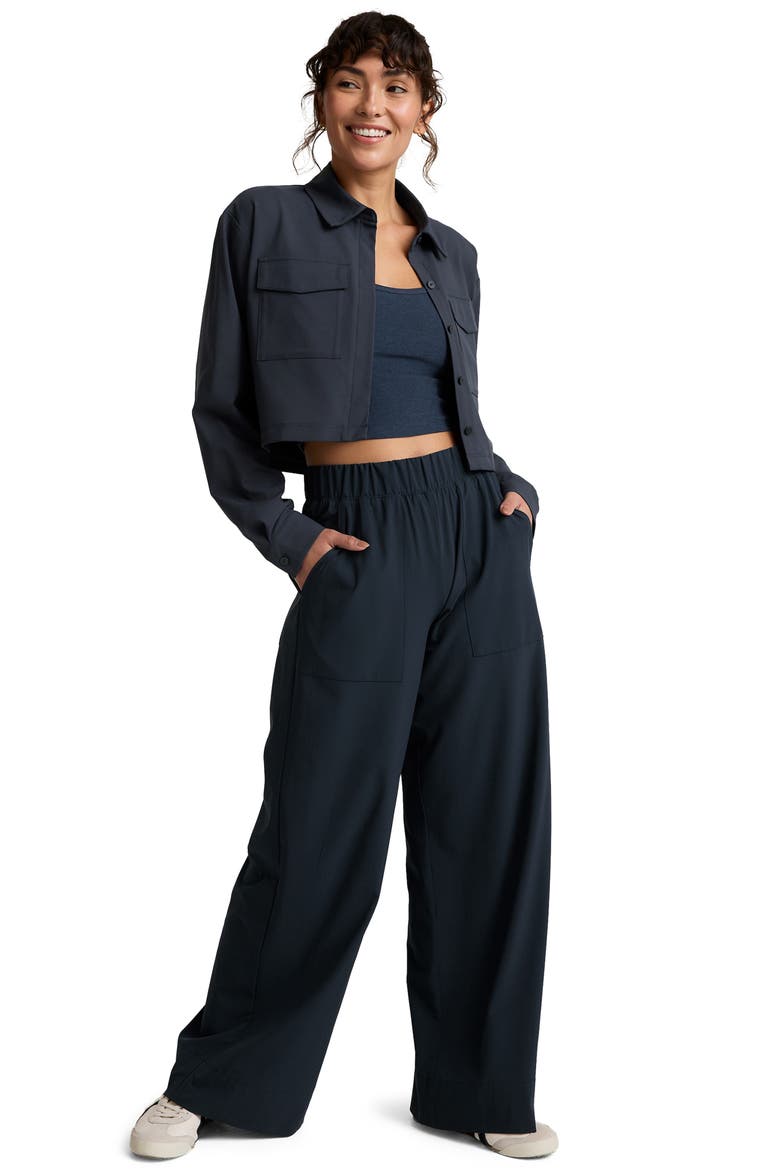 Midtown Crop Jacket, Alternate, color, NOCTURNAL NAVY