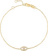 EFFY Diamond & Mother Of Pearl Eye Bracelet