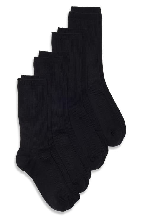 Assorted 4-Pack Everyday Rib Crew Socks