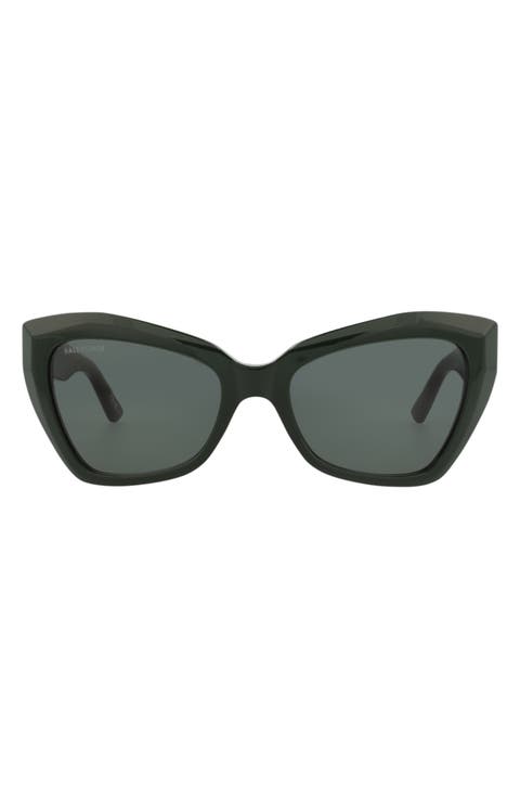 56mm Cat Eye Sunglasses