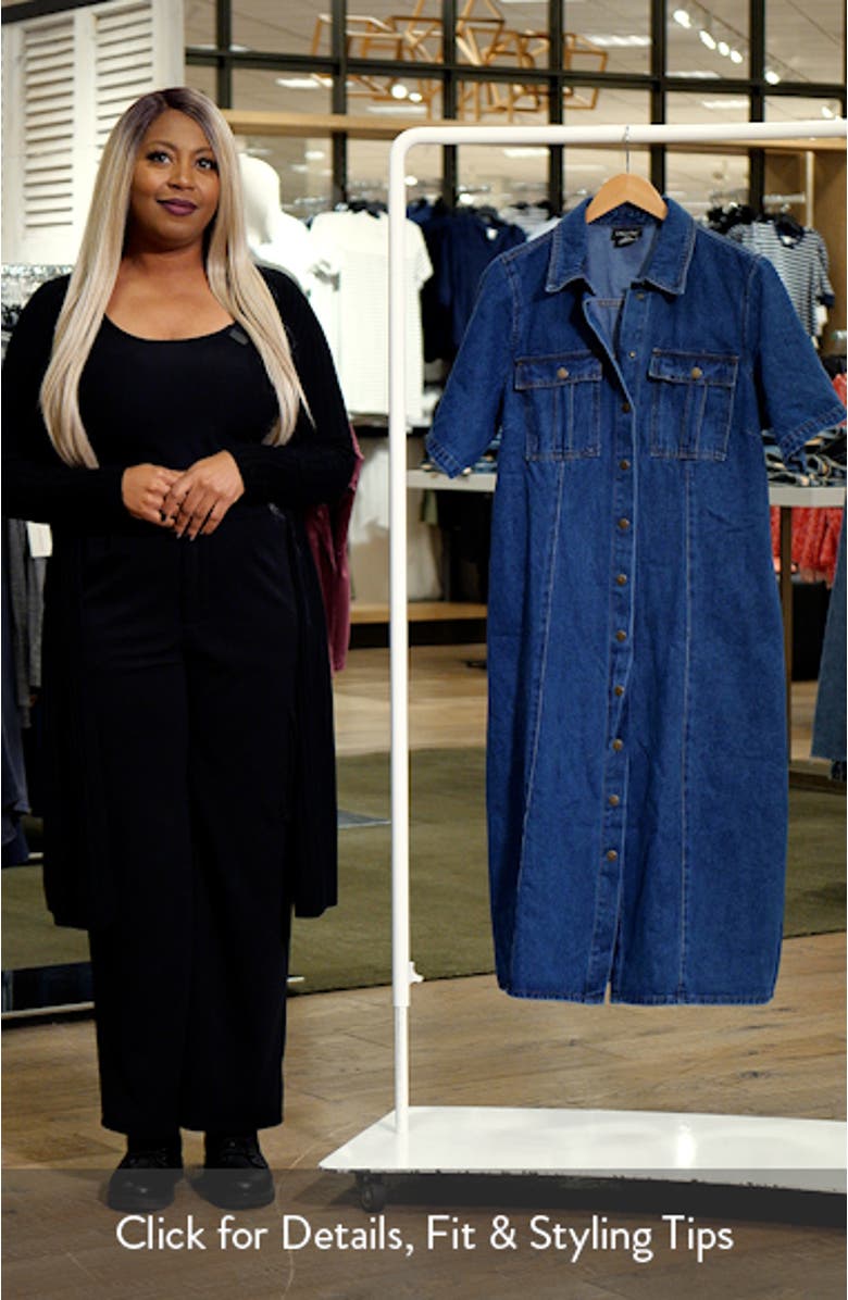 Jade Denim Shirtdress, sales video thumbnail