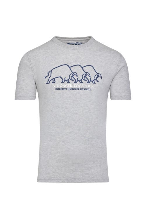 Raging Bull Yfc Bull Herd High Build T-shirt In Gray