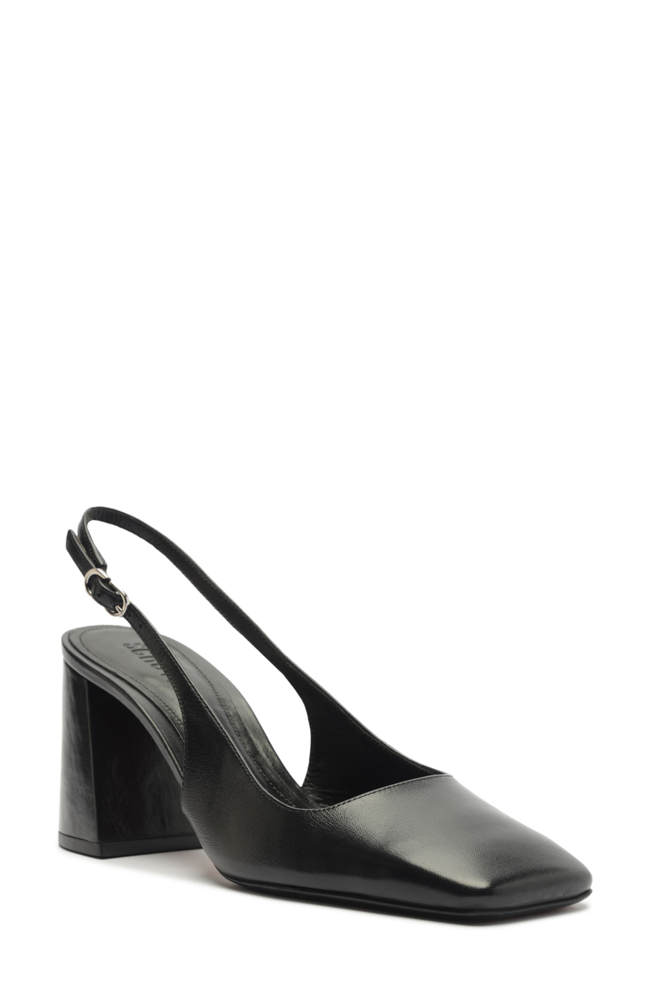 Schutz Leia Slingback Pump, Main, color, Black