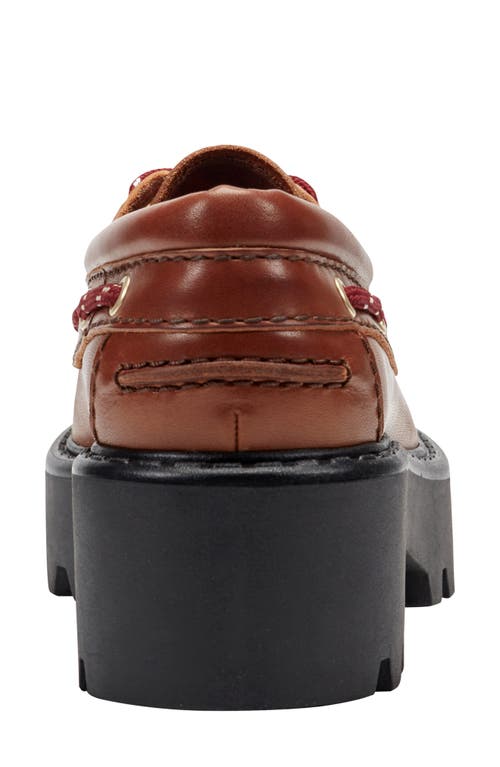 Marc Fisher Ltd Peyten Lug Sole Loafer In Brown