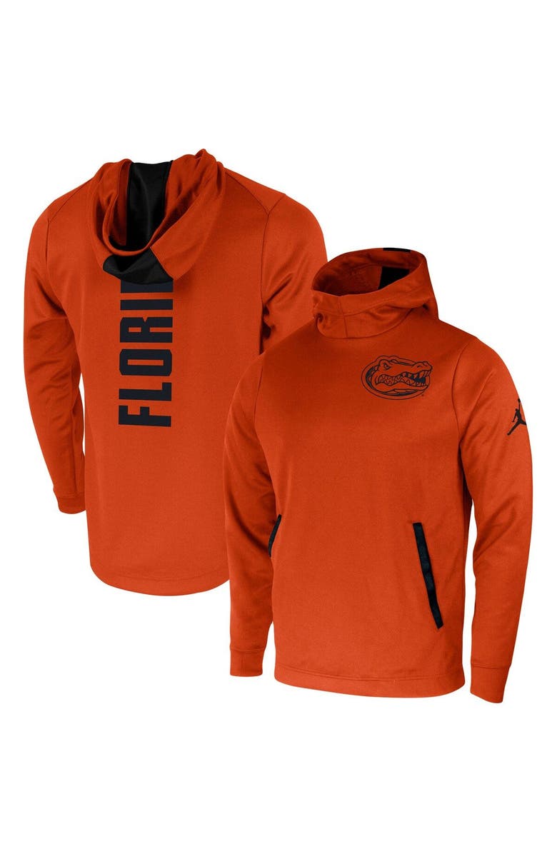 Jordan Brand Men's Jordan Brand Orange Florida Gators 2-Hit Performance Pullover Hoodie, Main, color, Orange