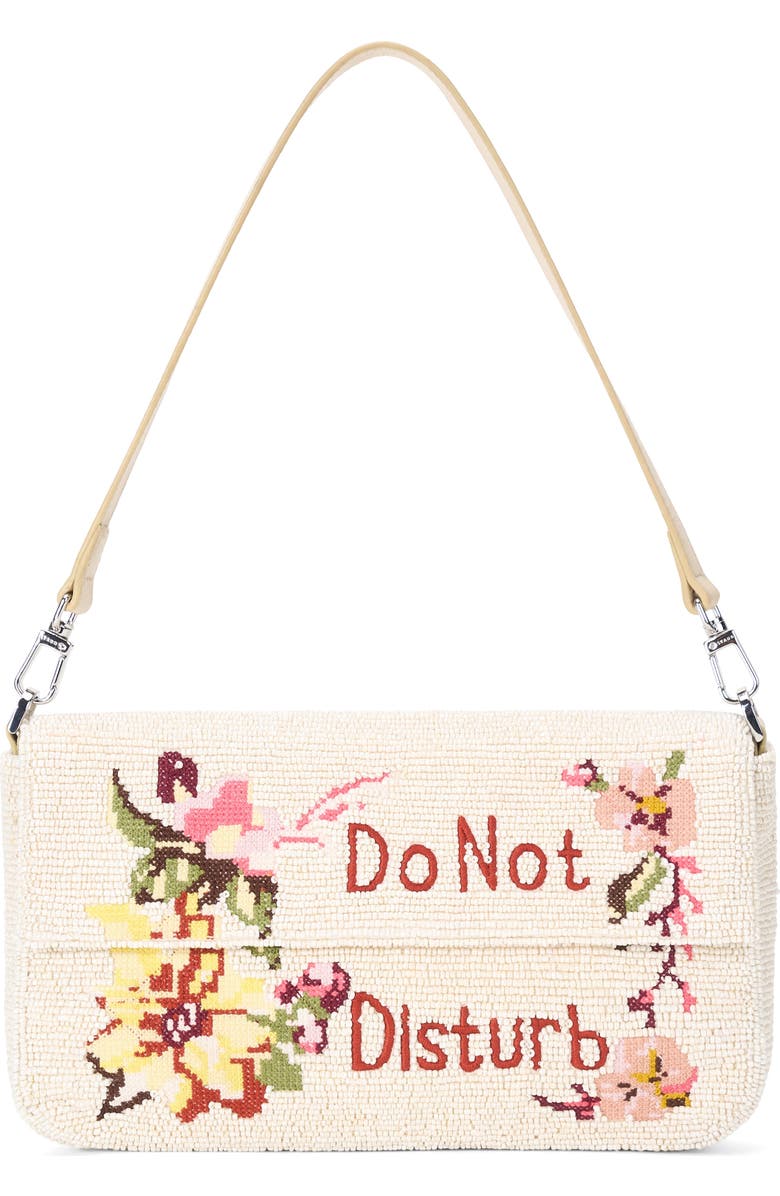 STAUD Timmy Beaded Convertible Shoulder Bag, Main, color, Do Not Disturb