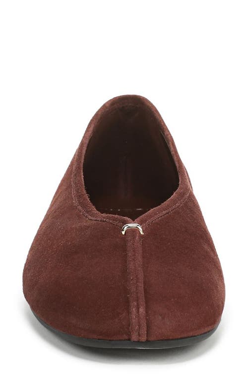Vince Ori Ballet Flat In Brown