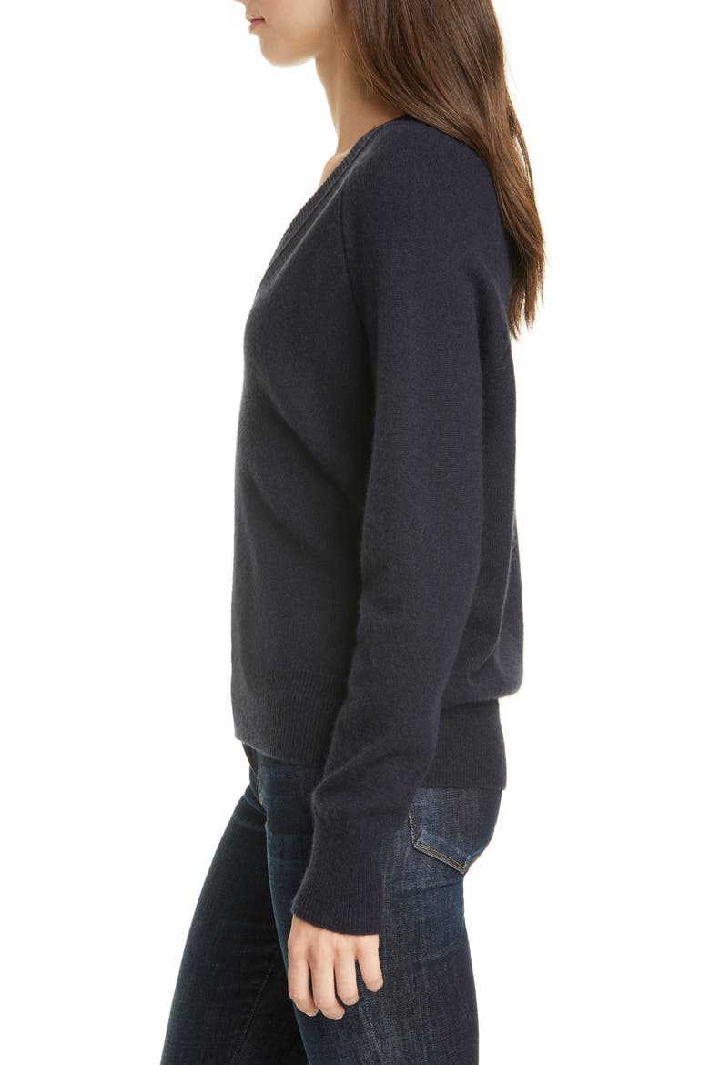 Madalene Cashmere Sweater, Alternate, color, ECLIPSE