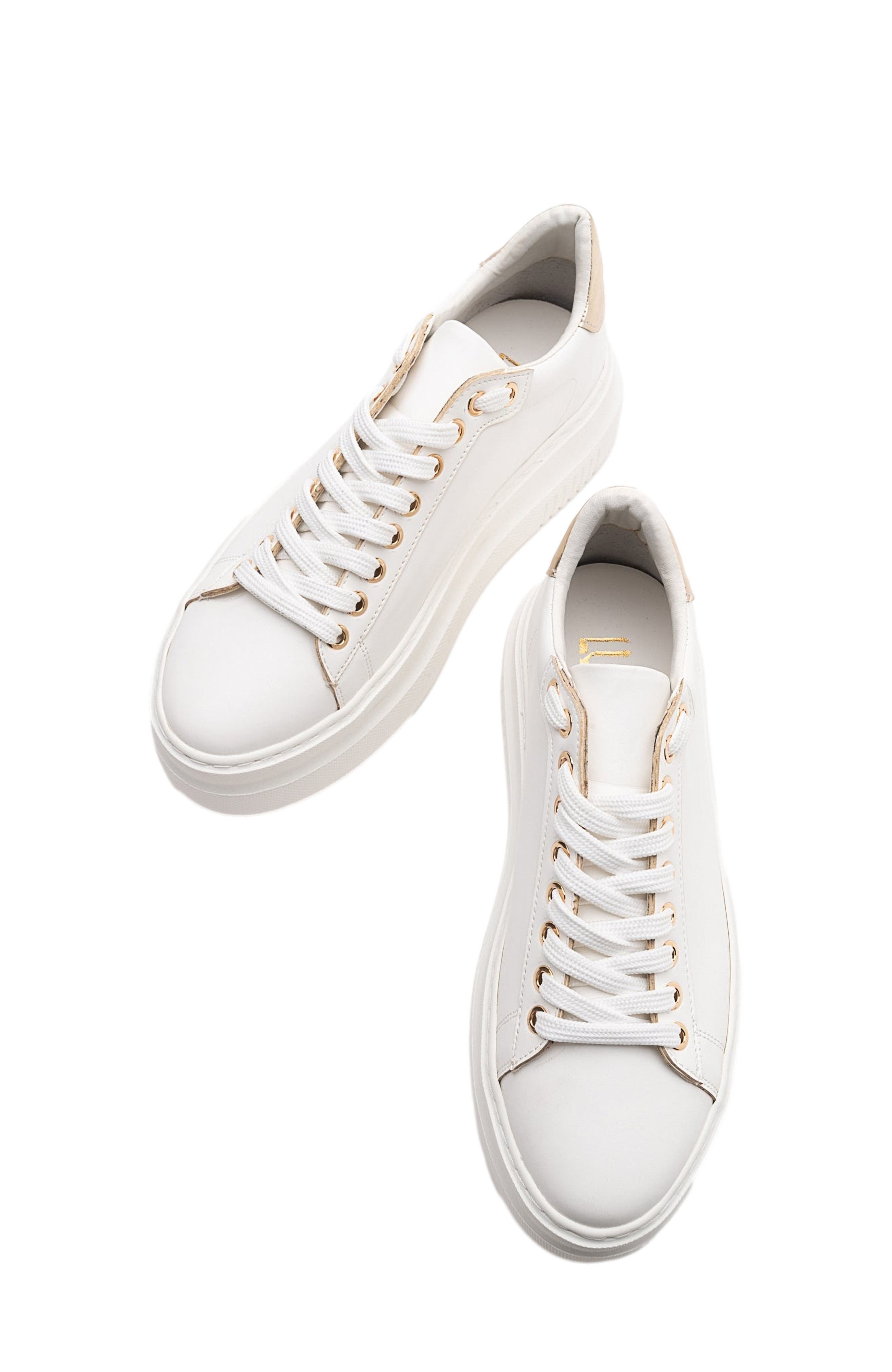 Prologue Shoes Violette Platform Sneakers, Alternate, color, White