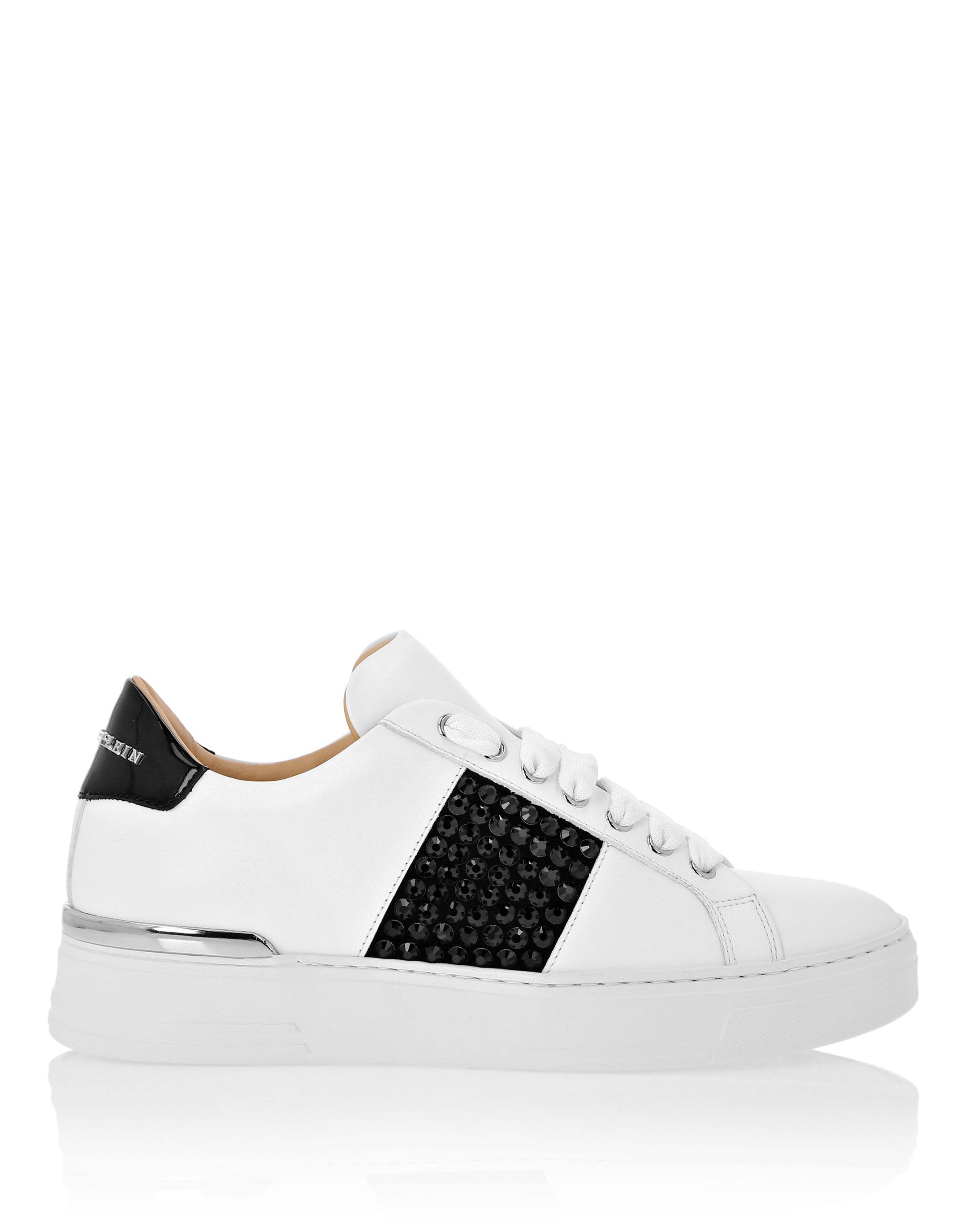 Low-Top Sneakers Women, Alternate, color, white/black