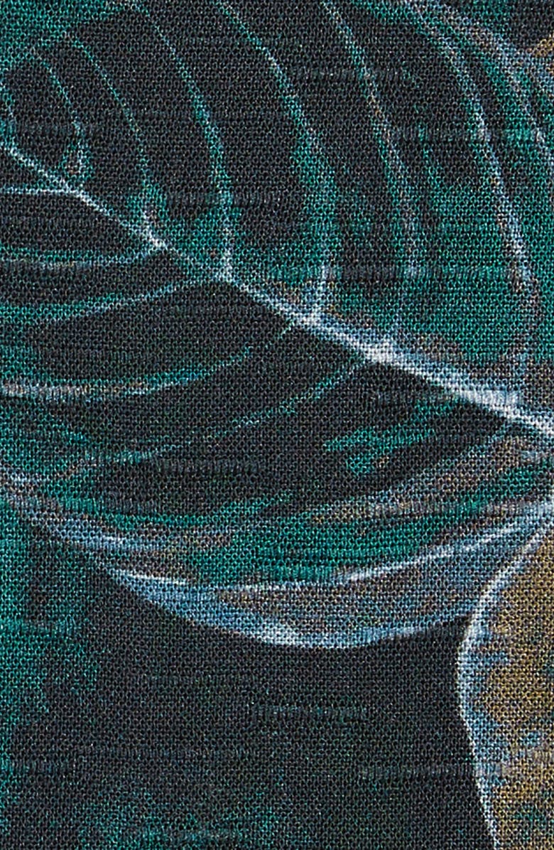 Johnny Bigg Darcy Leaf Print Short Sleeve Button-Up Shirt, Alternate, color, 