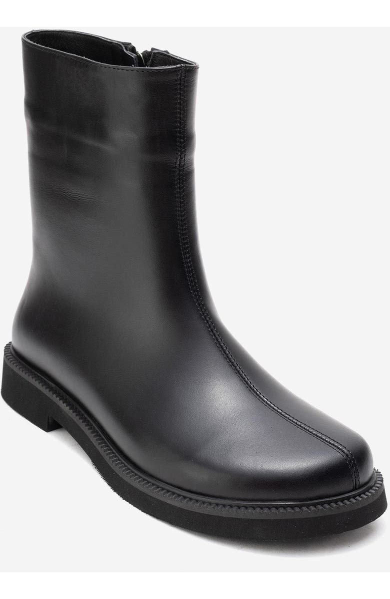 Forever
Always Shoes Lucano Leather Ankle Boot, Main, color, Black