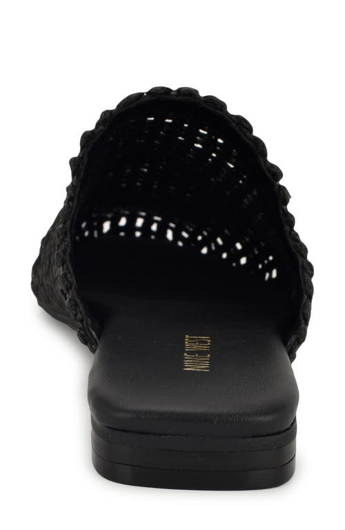 Nine West Cleigha Mules In Black