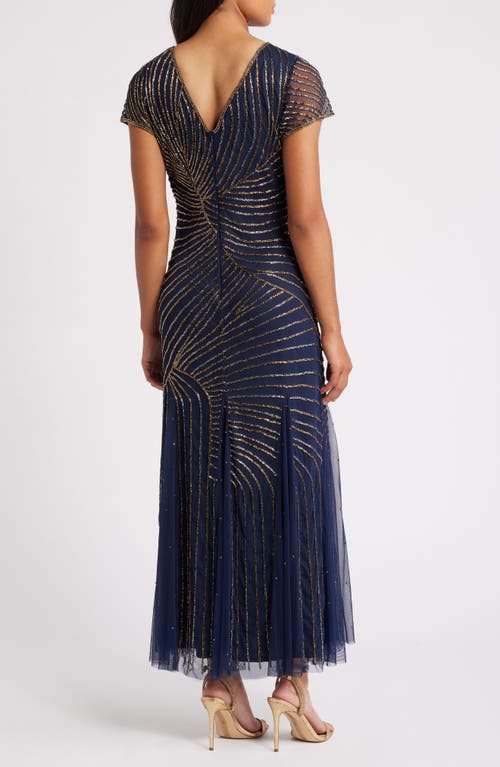 Pisarro Nights Beaded Gown In Multi