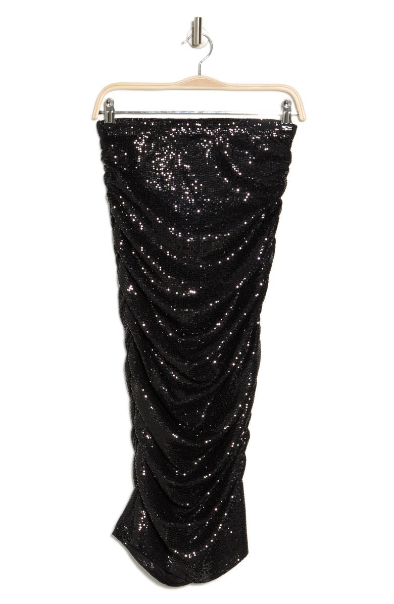 L'AGENCE Otis Ruched Pencil Skirt, Alternate, color, 