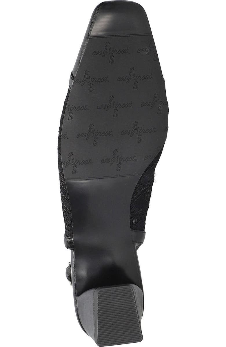 EASY STREET Fortune Square Toe Slingback Pump, Alternate, color, Black