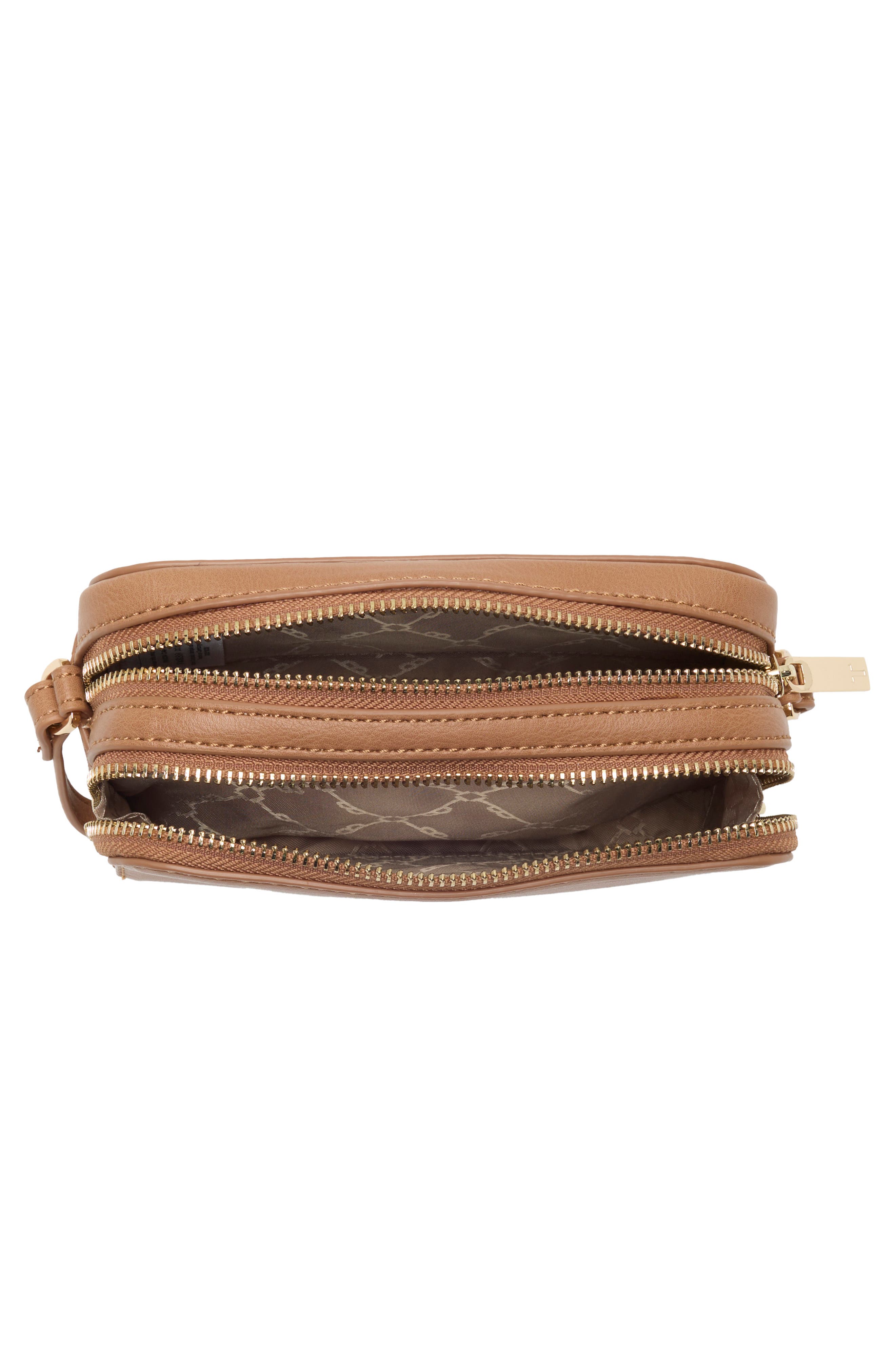 Stina Faux Leather Crossbody Bag, Alternate, color, TAN