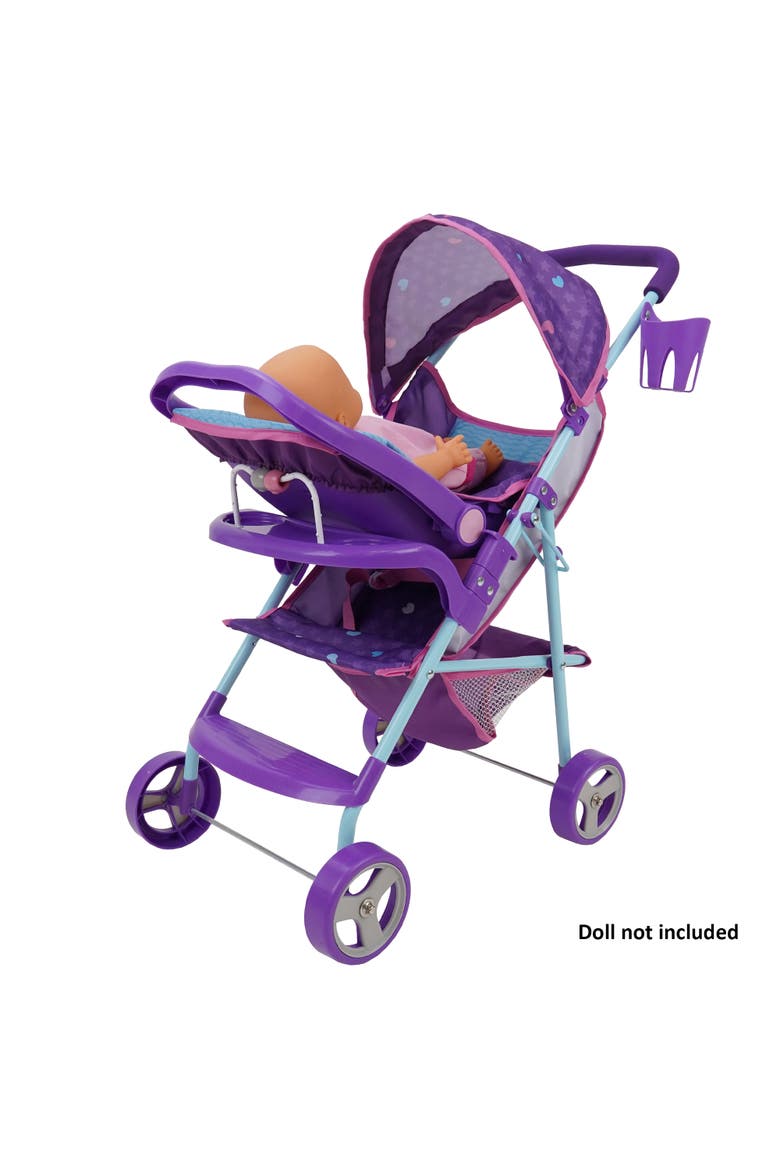 Mermaid Doll Travel System Stroller Set, Alternate, color, Multicolored